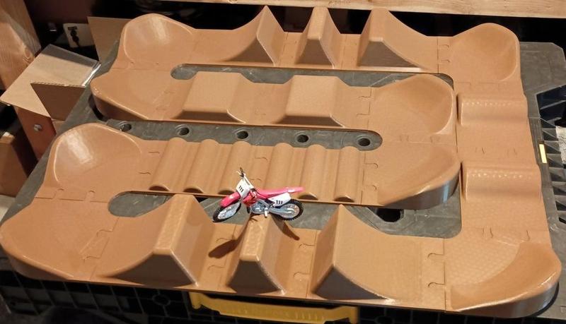 1:18 Scale Toy Supercross/Motocross Puzzle Track Pack