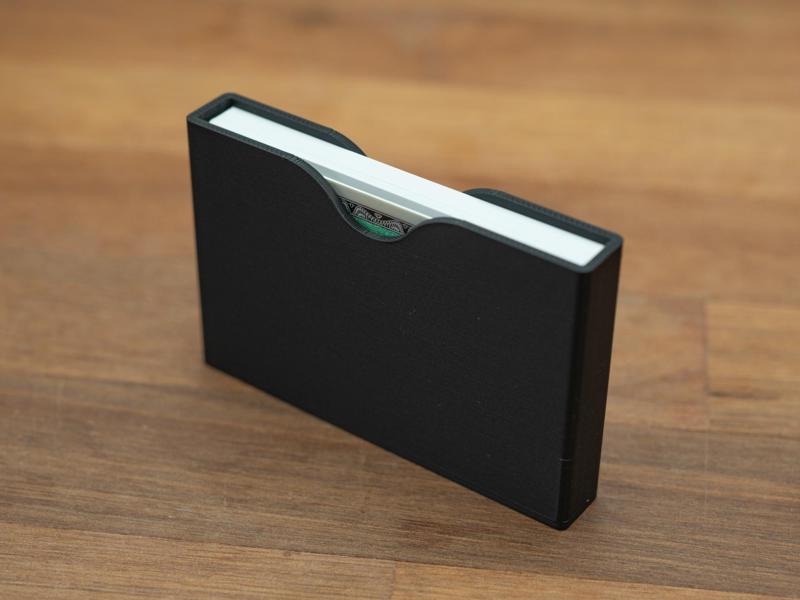 Sleek business and credit card holder
