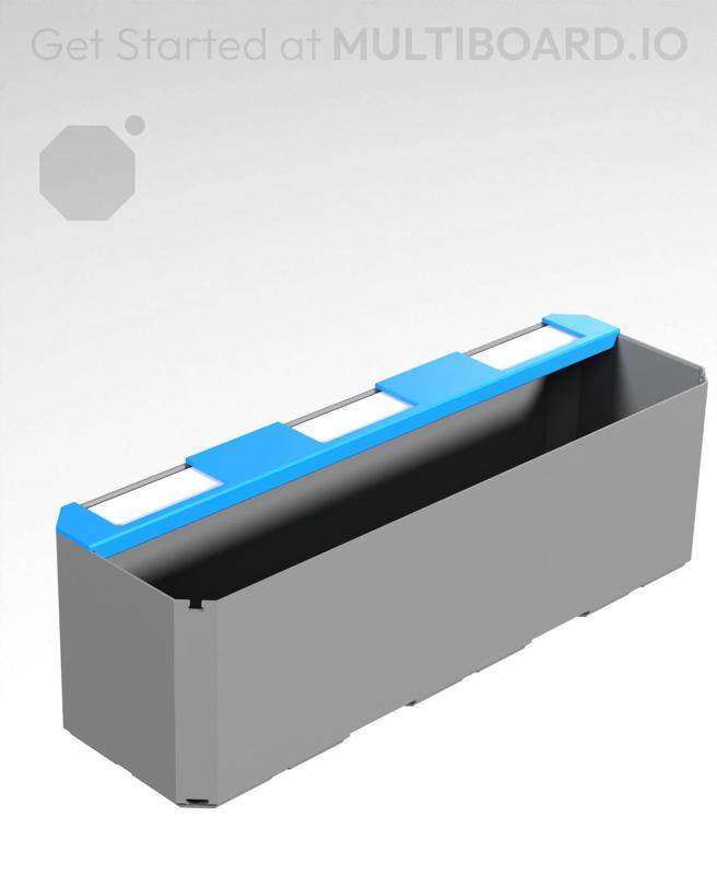 3L - Divided Label Holder - Multibin Insert