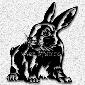 bunny rabbit wall art country farmhouse decor for ranch