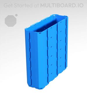 1x3x3 - Full Multipoint Rail - Multibin Shell