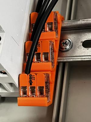WAGO 221-41x DIN rail holder