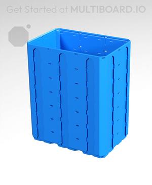 3x2x3.5 - Topped Multipoint Rail - Multibin Shell