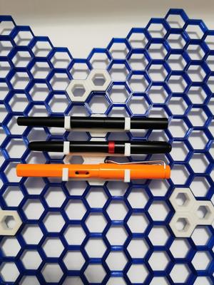 Honeycomb Wall Pen Holder