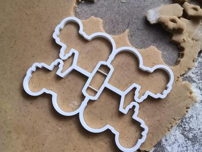 Christmas cookie cutter tractor