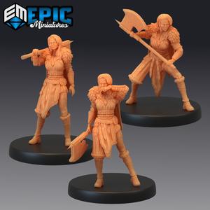 Barbarian Female Set / Viking Raider / Norse Warrior / Nordic Tribe