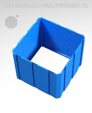 3x3x2.5 - Full Multipoint Rail - Standard Click-In Multibin Shell Extension
