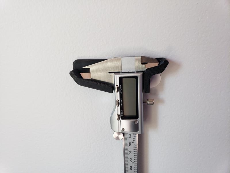 Digital Caliper Holder - No Supports - Caliper Holster