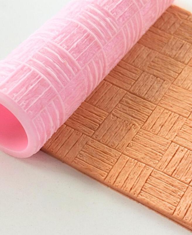 Wood Plank Texture Roller for Polymer Clay | Seamless & Realistic Impressions