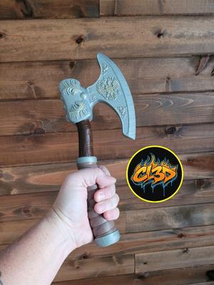 Ornate English Hatchet Cosplay / Prop