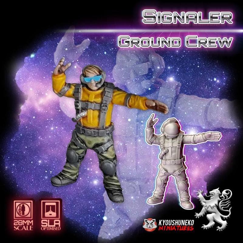 28mm Ground Crew - Signaler