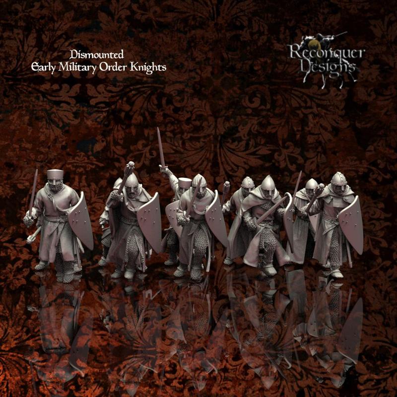 12th Century Dismounted Knights Templar