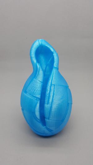 The wicker vase