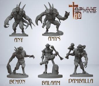 CRIATURAS DEMONIOS PARA JUEGOS DE ROL