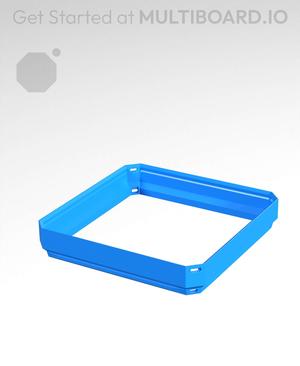 2x2x0.25 - Simple Walls - Standard Click-In Multibin Shell Extension