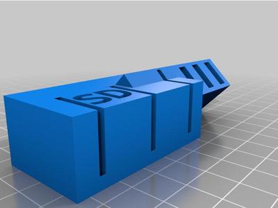 USB and SD card holder.
