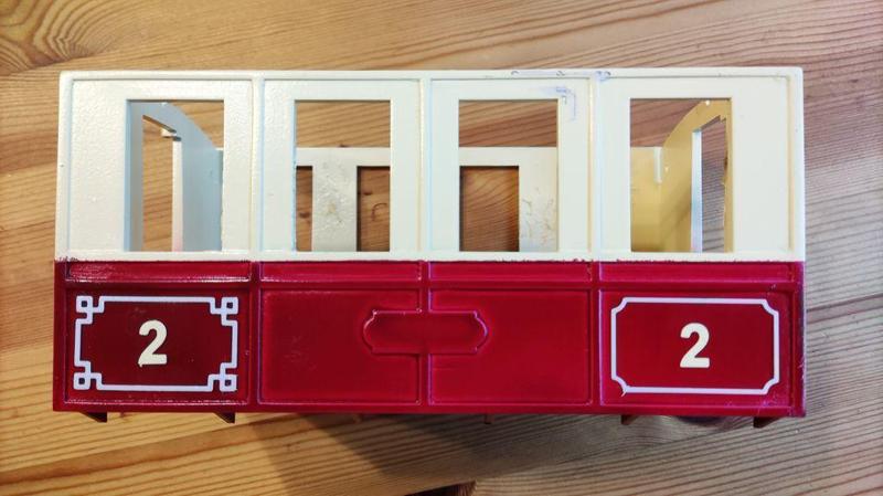 LGB 2-axle Passenger Wagon Relief Bordures