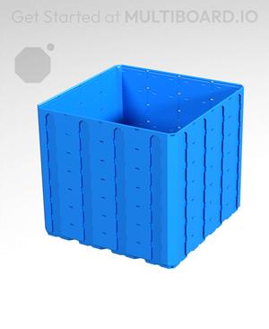 4x4x3.5 - Topped Multipoint Rail - Multibin Shell