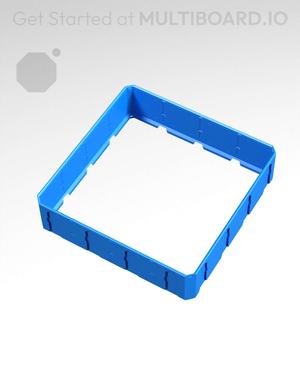 4x4x1 - Topped Multipoint Rail - Universal Click-In Multibin Shell Extension