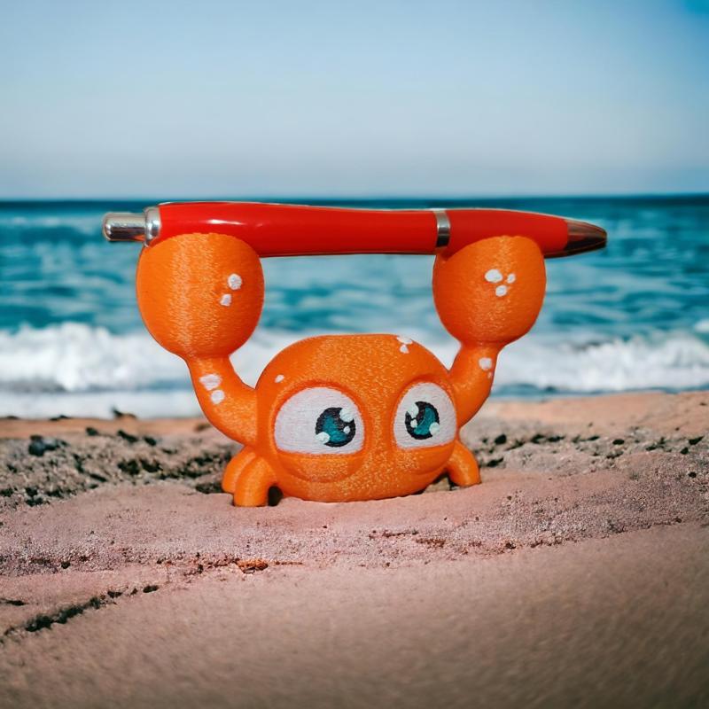 Cute Crab Pen Holder