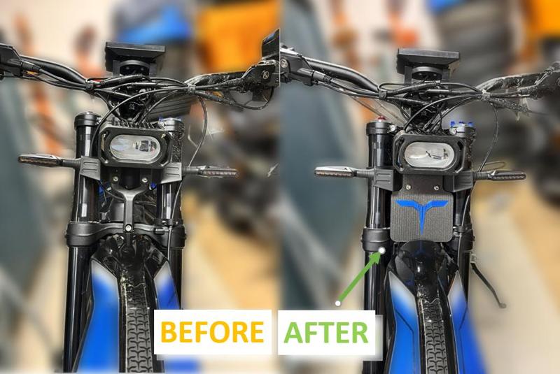 Talaria Sting 4000 fork front plate