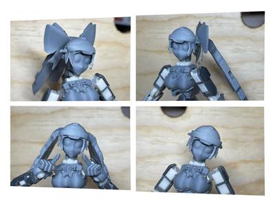 Sisters 13 Head and Hair Style set (Add-on for Dummy 13)