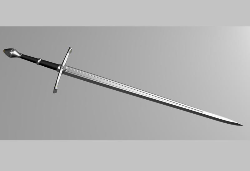 Lord of the Rings Strider Aragorn Inspired Sword Replica for Cosplay