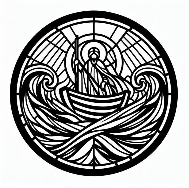 Fan grill 140 mm: The man in the boat