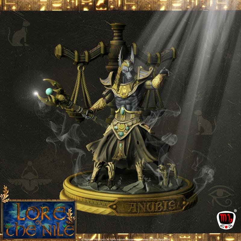 Anubis, God of Death Diorama (Pre supported)
