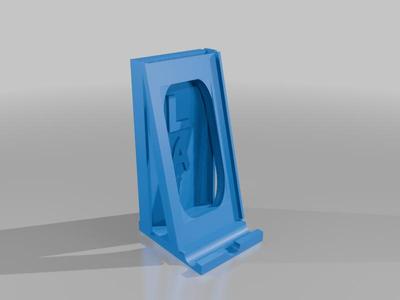 Phone Holder with initials L and A