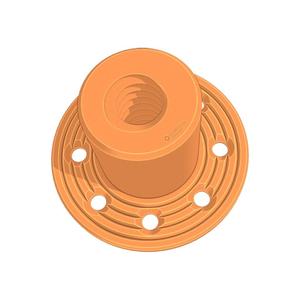 Nut RH ADHM FLN BU02.00x00.125x01.25 - SPN-NUT-0104