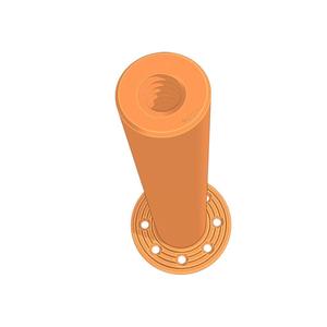 Nut RH ADHM FLN BU02.00x00.125x05.50 - SPN-NUT-0121