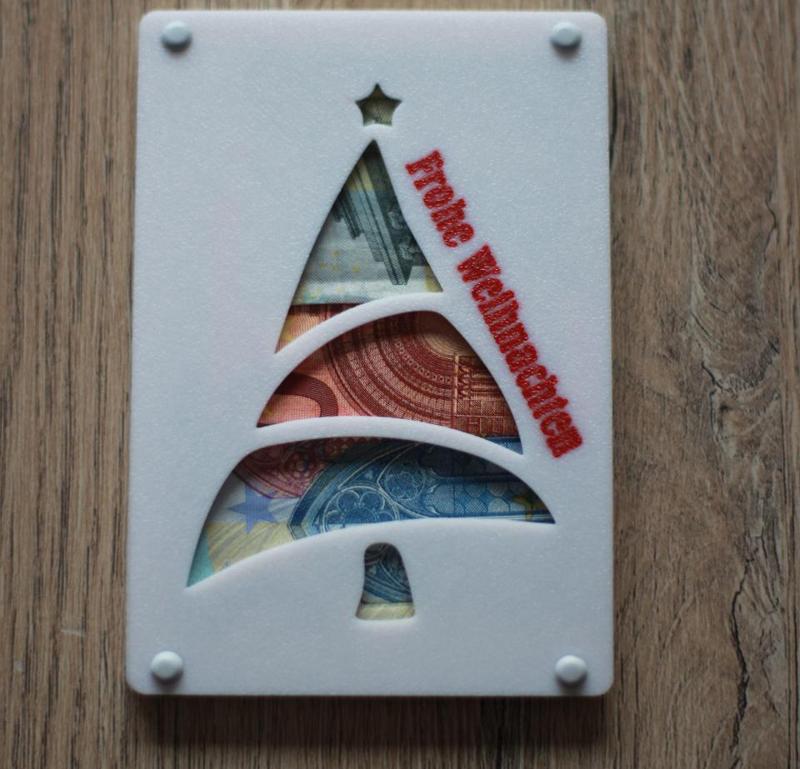 Christmas Gift Money Christmas Tree