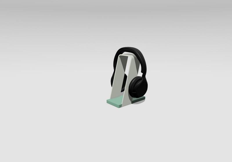 Asymmetric Headphone Stand