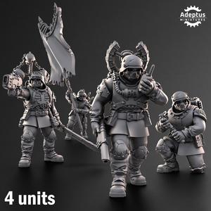 Command Squad. Varrox regiment. Renegades and Heretics
