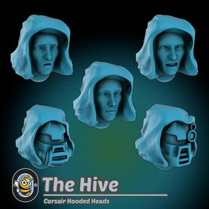 Corsair Hooded Heads (Presupported)