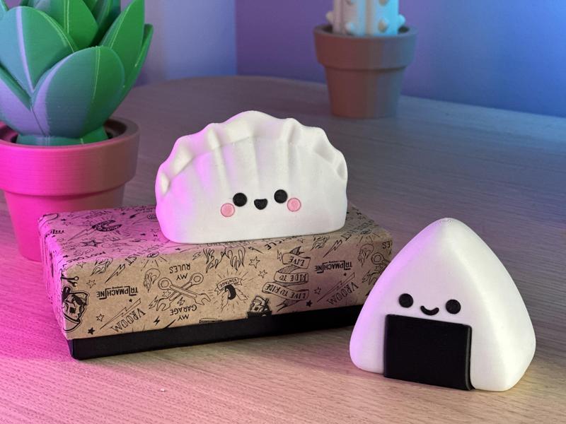Kawaii Dumpling & Onigiri - Holoprops