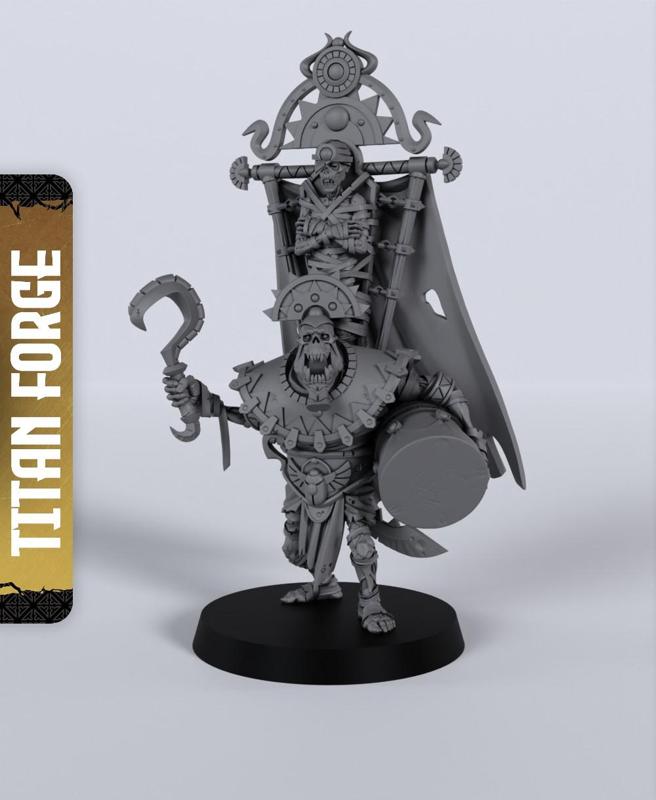Undead Banner - With Free Dragon  - 5e DnD Inspired for RPG and Wargamers