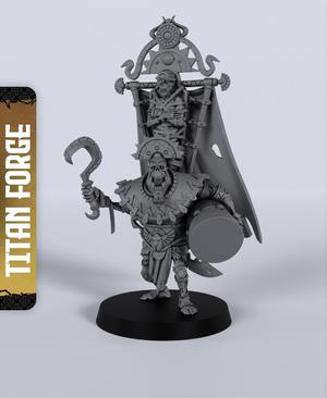 Undead Banner - With Free Dragon  - 5e DnD Inspired for RPG and Wargamers