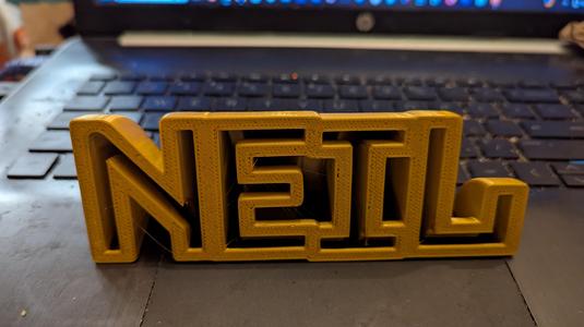 A sign for people named Neil