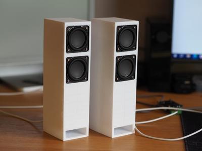 Harman Kardon 2&quot; speaker enclosure transmission line design 