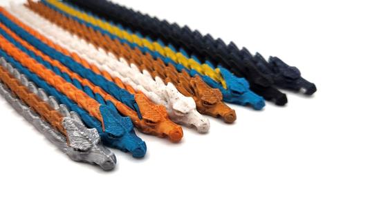 Lucky Charm Silk Flexi Dragon Bracelet