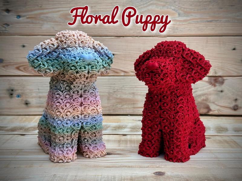 Floral Puppy 