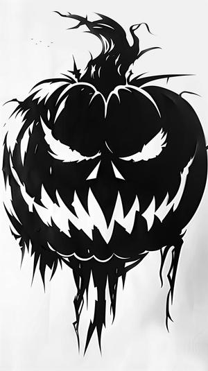 Halloween Pupkin Stencil