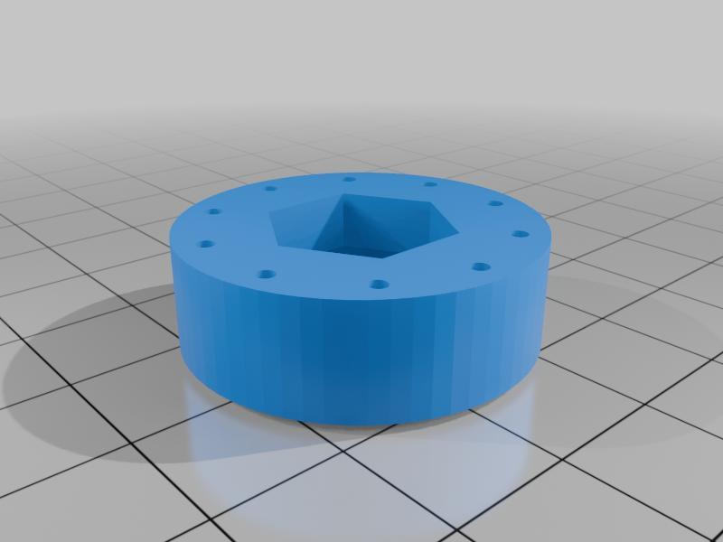 Tamiya 1:14 truck hex adapter unpowered to powered rims conversion 