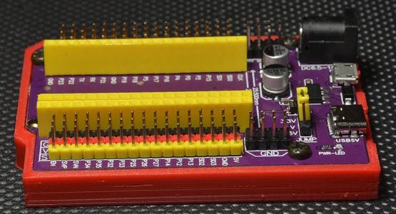 Base for ESP32 38-pin expansion module