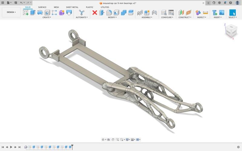 Custom Designed Mousetrap Car