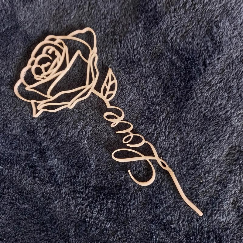 Rose with Love sign