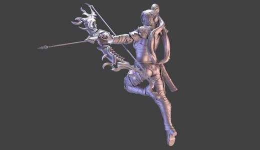 Dark Elf Battle Armor Archer