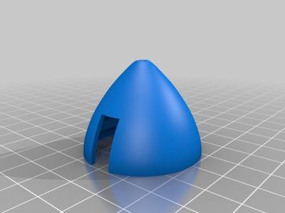 Nose cone for RC Plane folding propellers